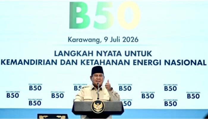 Resmikan Biodiesel B50, Presiden Prabowo Tegaskan Komitmen Swasembada Energi